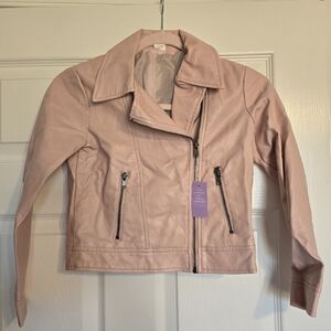 Girl's Evsie Pink Jacket Small